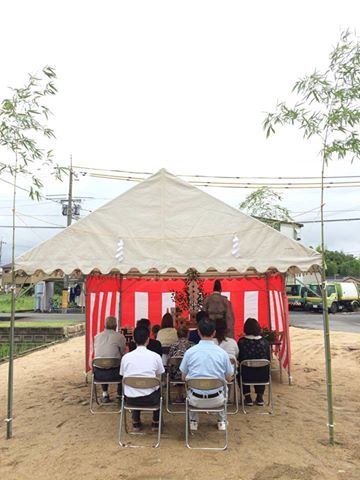 K様邸の地鎮祭